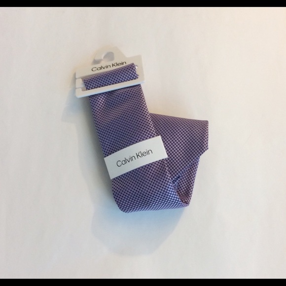 Calvin Klein Men’s Tie Purple NWT - Picture 6 of 7